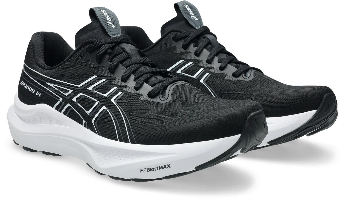 ASICS GT-2000 14 Laufschuh für mehr Stabilität (schwarz/weiß)