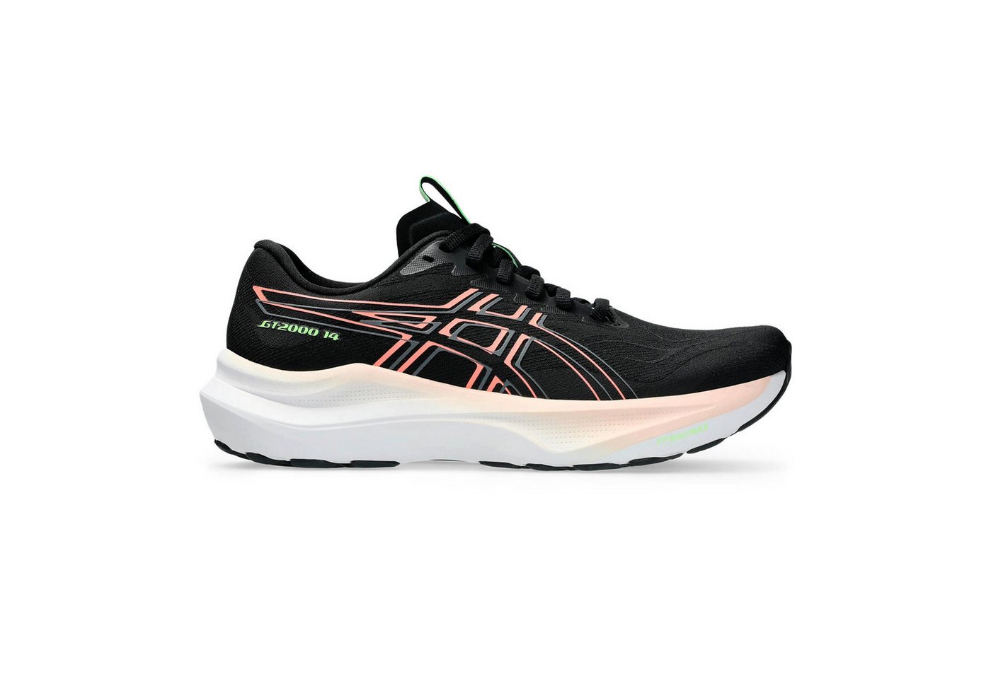 ASICS Gt-2000 14 - Stabilitätsschuh Laufschuh (schwarz)