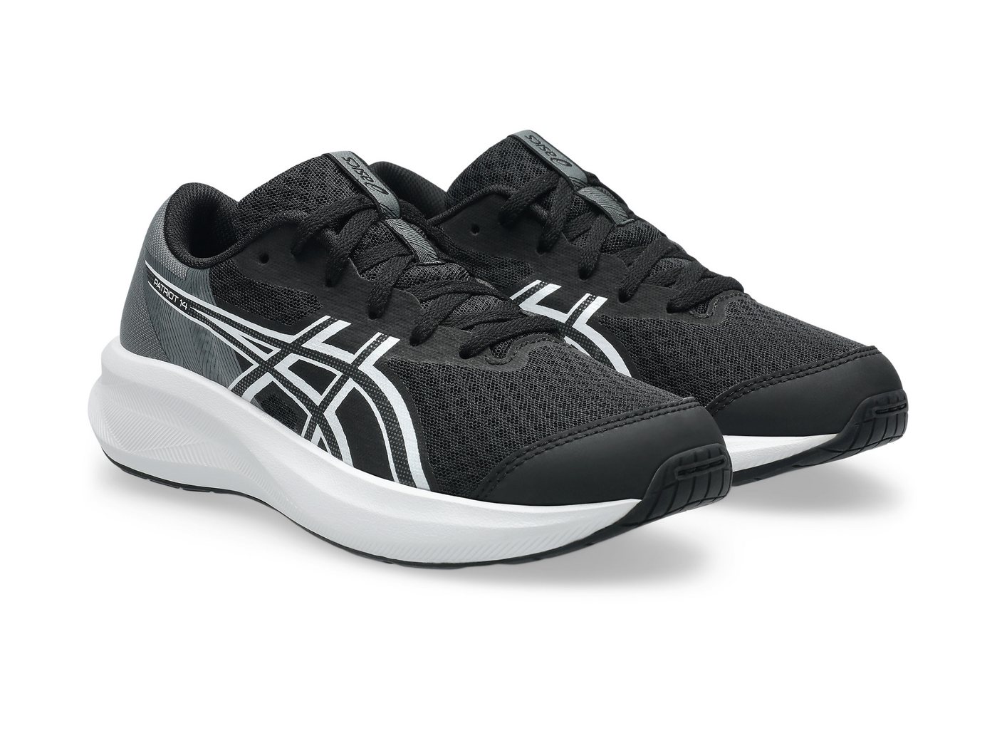 ASICS PATRIOT 14 GS Laufschuh für Kinder & Jugendliche (schwarz/weiß)
