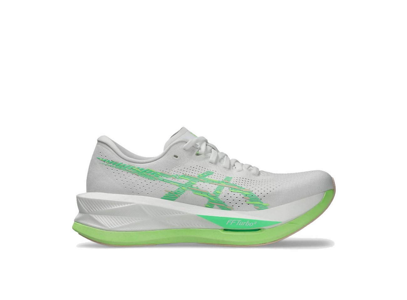 ASICS Sonicblast Damen White Vital Green Laufschuh