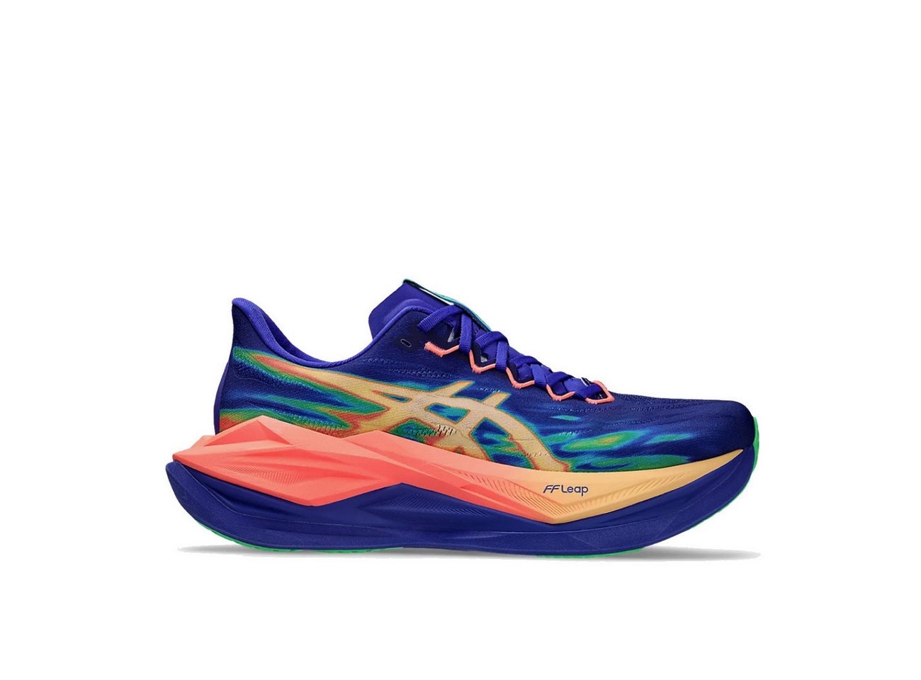 ASICS Superblast 3 Cobalt Burst Light Orange Laufschuh