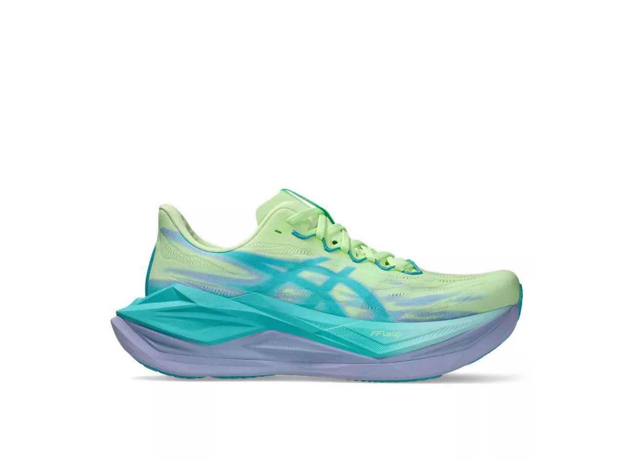 ASICS Superblast 3 Illuminate Yellow Energy Aqua Laufschuh