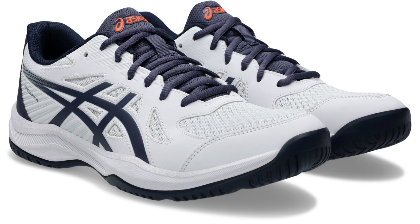 ASICS UPCOURT 6 Hallenschuh besonders geeignet für Handball und Volleyball (weiß)
