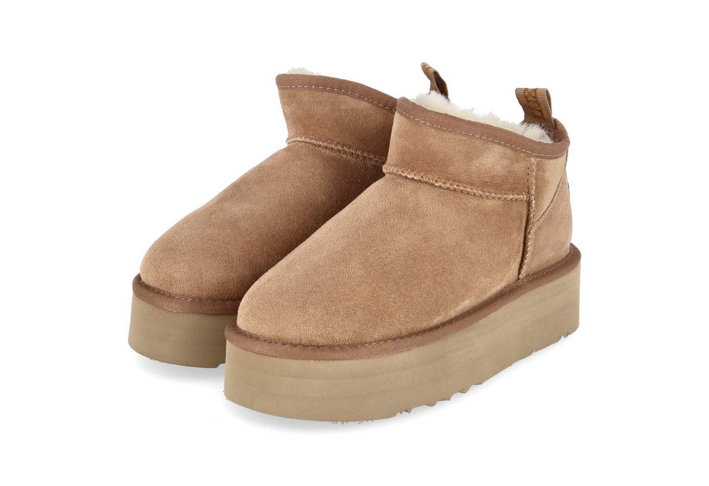 Australia Luxe Collective Australia Luxe COSPS205N-CH Damen Rauleder braun Chelseaboots