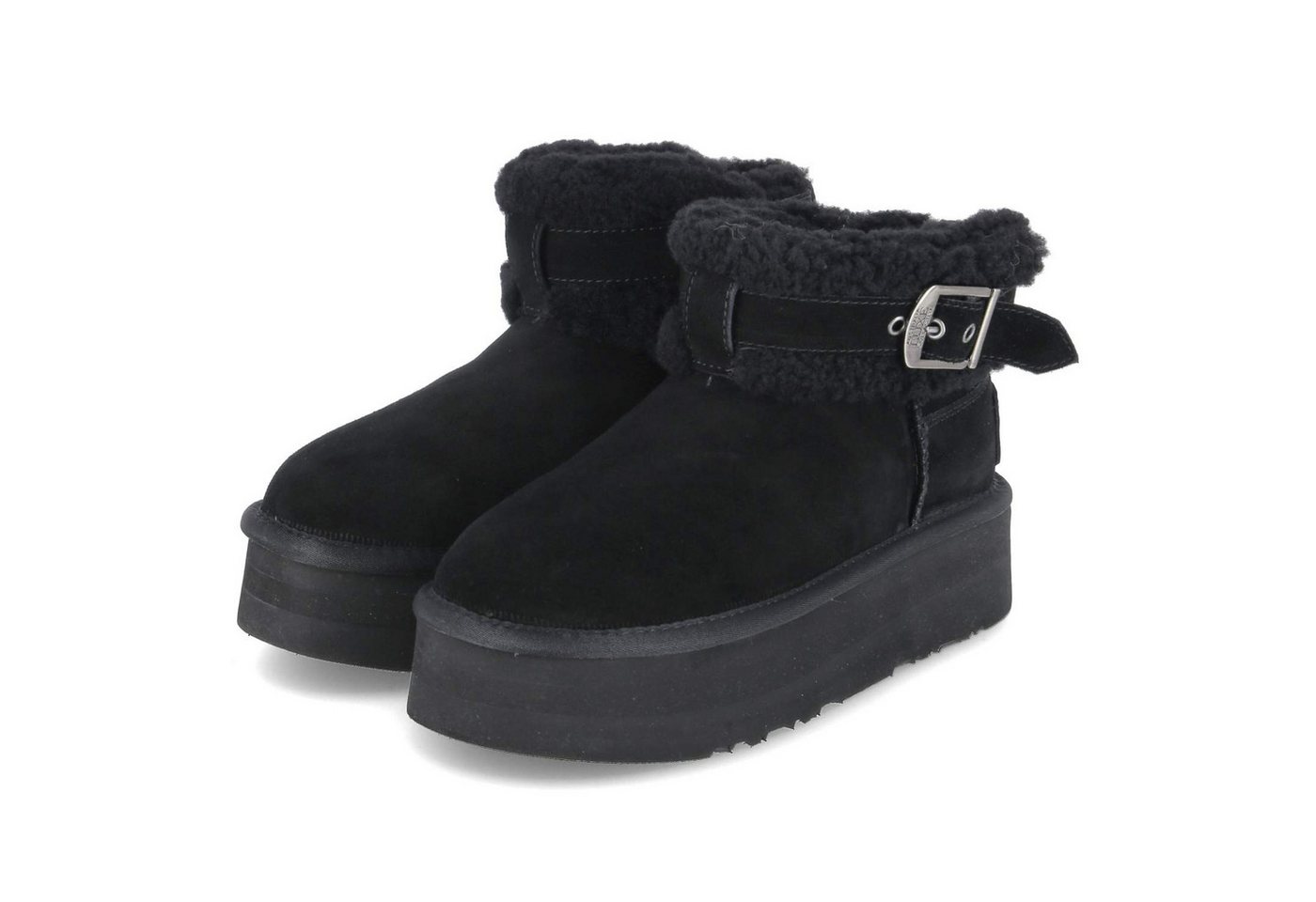 Australia Luxe Collective Australia Luxe EDEPS205N-BL Damen Leder & Textil schwarz Chelseaboots