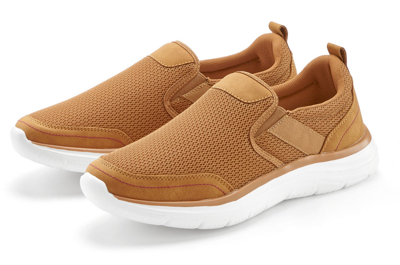 AUTHENTIC LE JOGGER Slipper, Halbschuhe, Freizeitschuhe, Sneaker zum Reinschlüpfen Unisex VEGAN (braun)