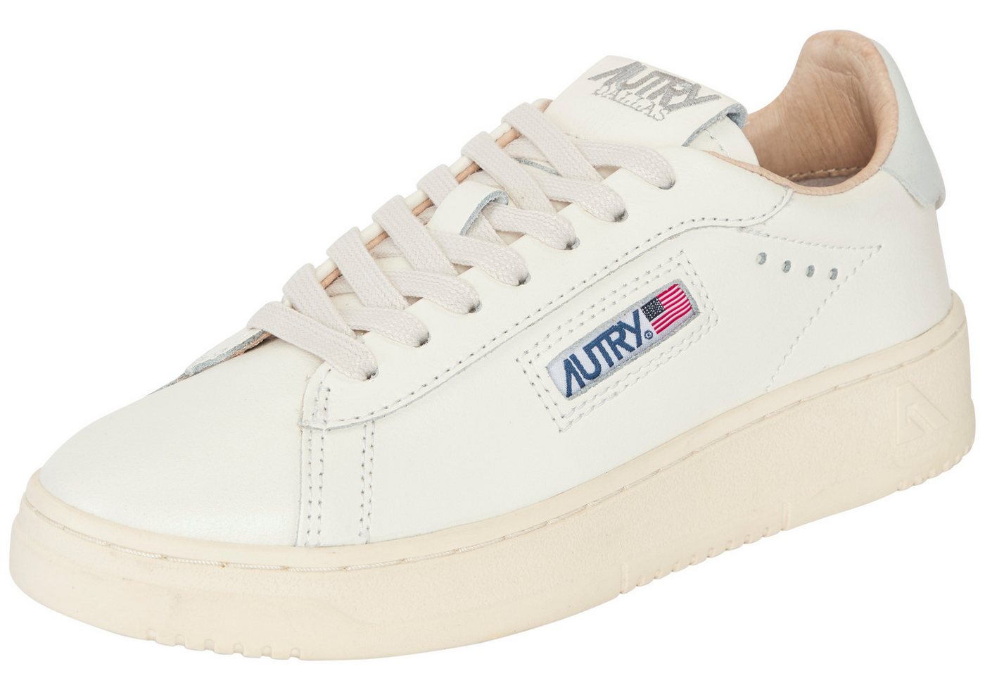 AUTRY DALLAS LOW Sneaker aus Leder (MARSHMALLOW/MARSHMALLOW)