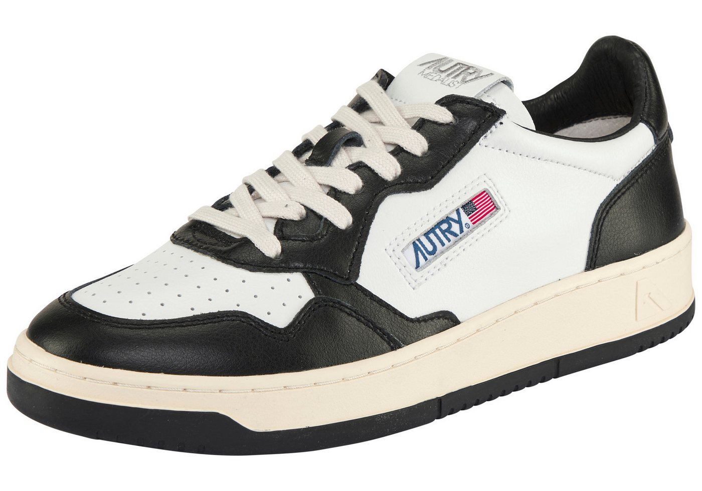 AUTRY MEDALIST LOW Sneaker aus Leder (LEAT/LEAT WHT/BLK)