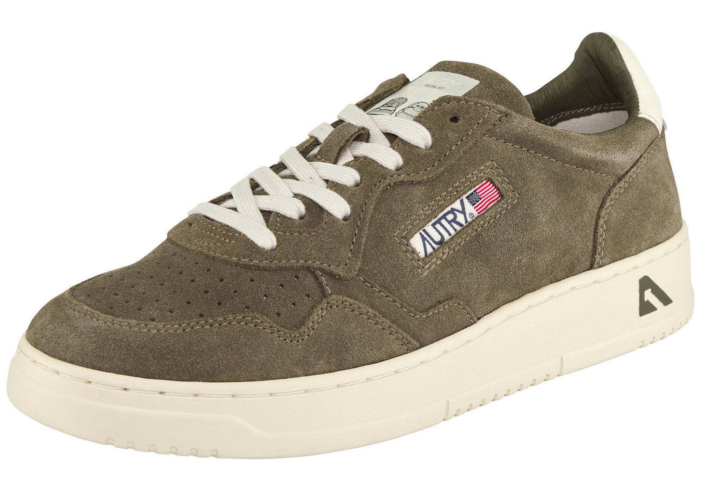 AUTRY MEDALIST LOW Sneaker (FINISH/SUE MISLET/WHT)