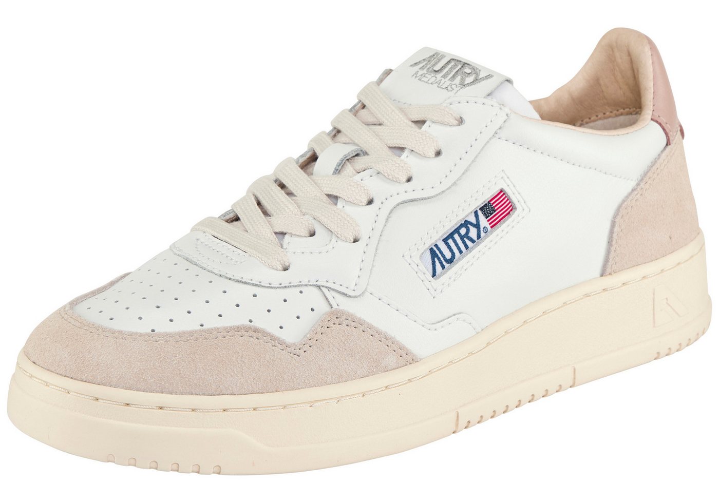 AUTRY MEDALIST LOW Sneaker (LEAT/SUEDE WHT/POW)