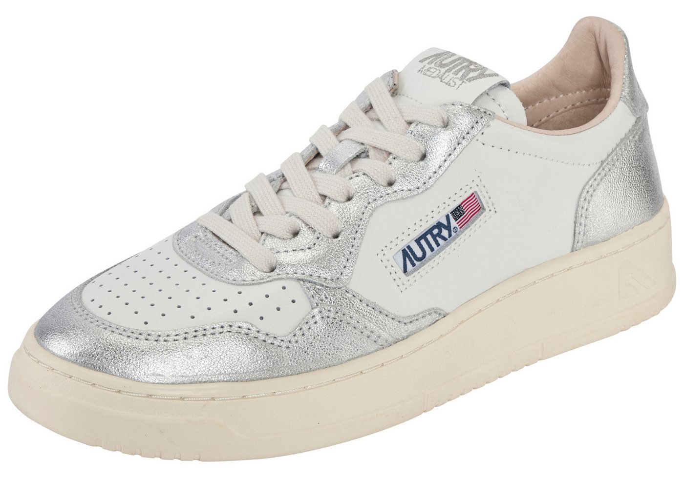 AUTRY Medalist Low Sneaker (silber)