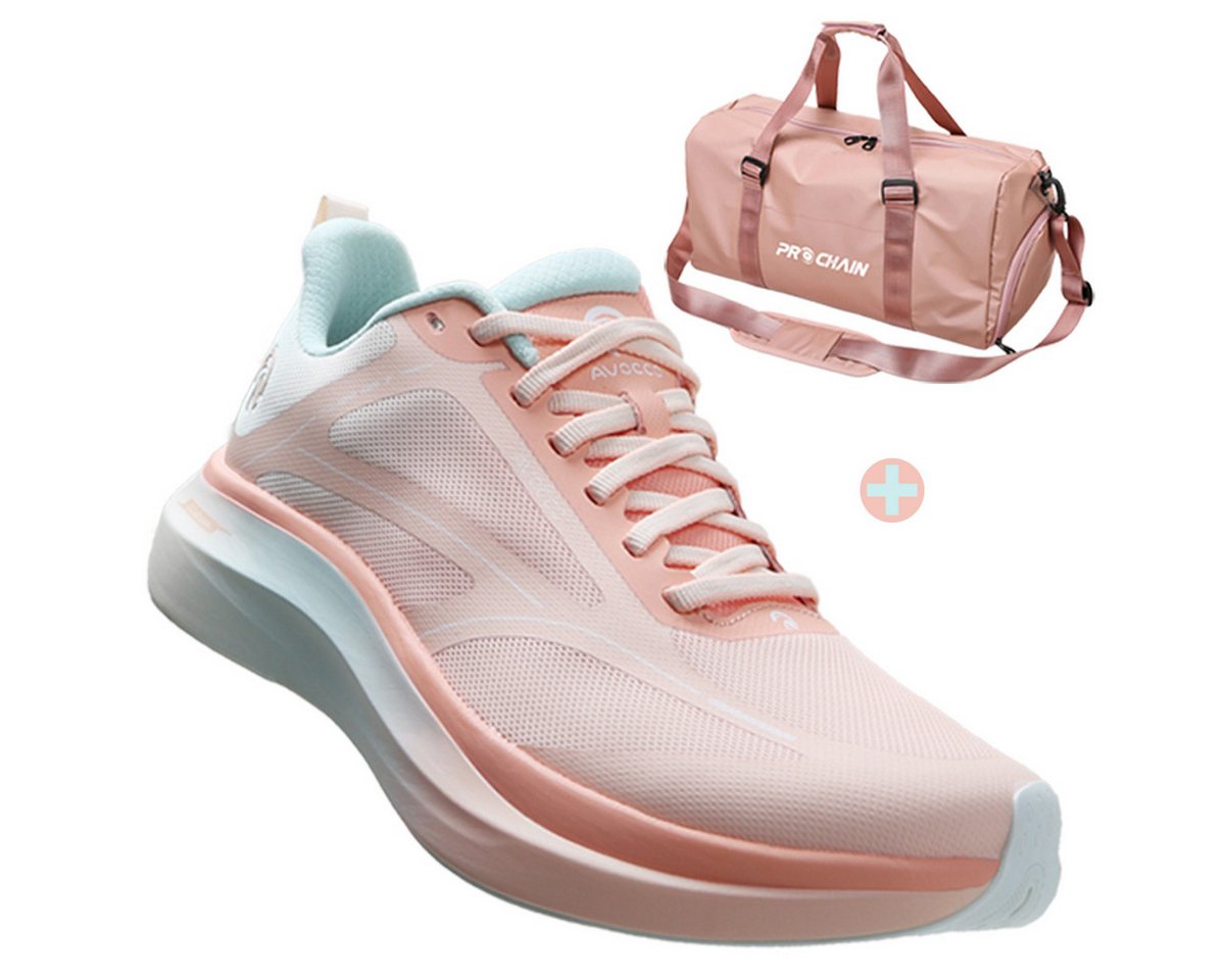 AVOCCO Sneaker für Damen und Herren/Laufschuhe/Sporttaschen-Set/ Fitnessschuh (Tennisschuhe / Badmintonschuhe / Verwendung auf dem Laufband, 2-tlg., Ultraleicht / Atmungsaktiv / Rutschfest / Training) Sport/athletisch/modisch/Geschenke fur Manner und Frauen