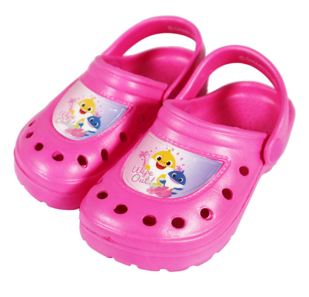 Baby Shark Haie Kinder Clogs Badeschuhe Gr. 24 bis 31 Clog