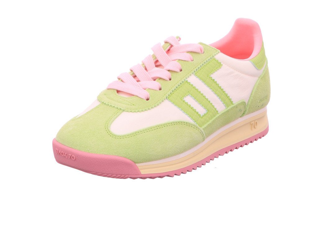 Back 70 Jogger Nylon White Lime Schnürschuh