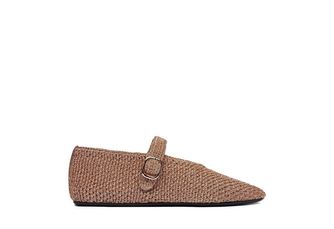Badura Damen-Ballerinas Gold Ballerina