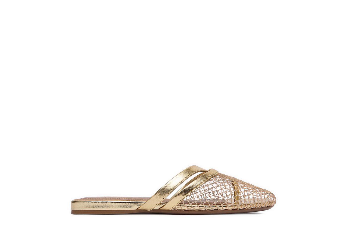 Badura Damen-Flip-Flops Gold Badepantolette