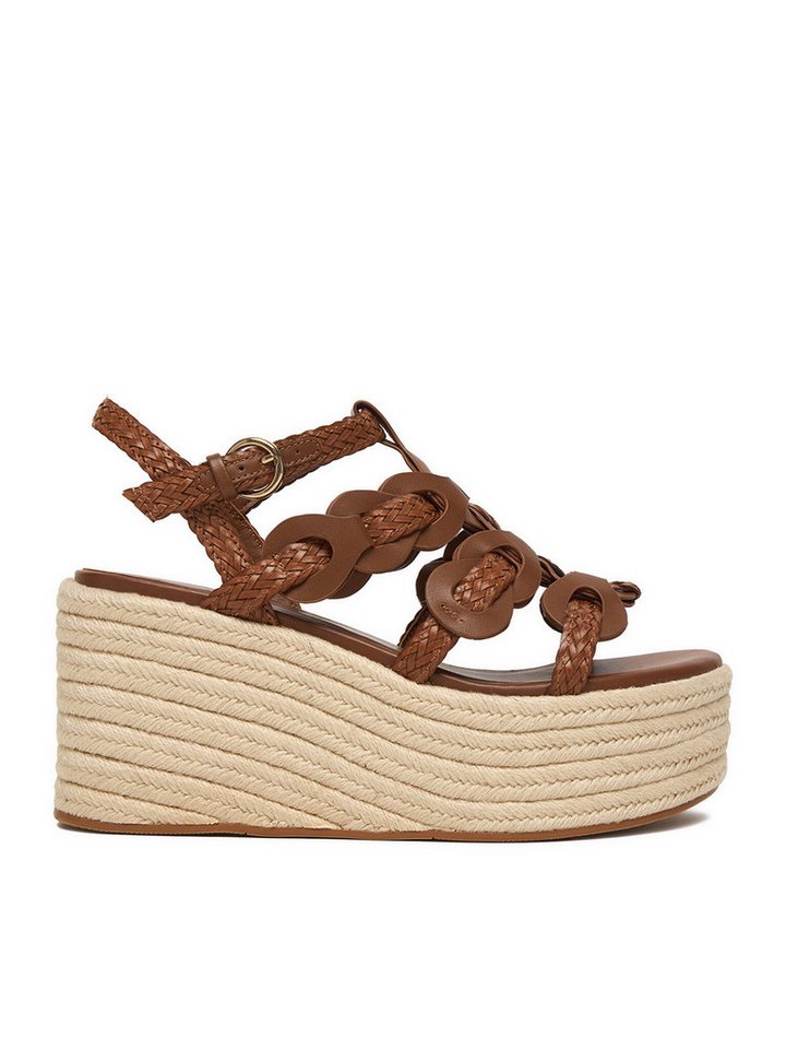 Badura Damen Sandals Braun Badura-EO-AMANI-LT0228-26-806 Camel Sandale