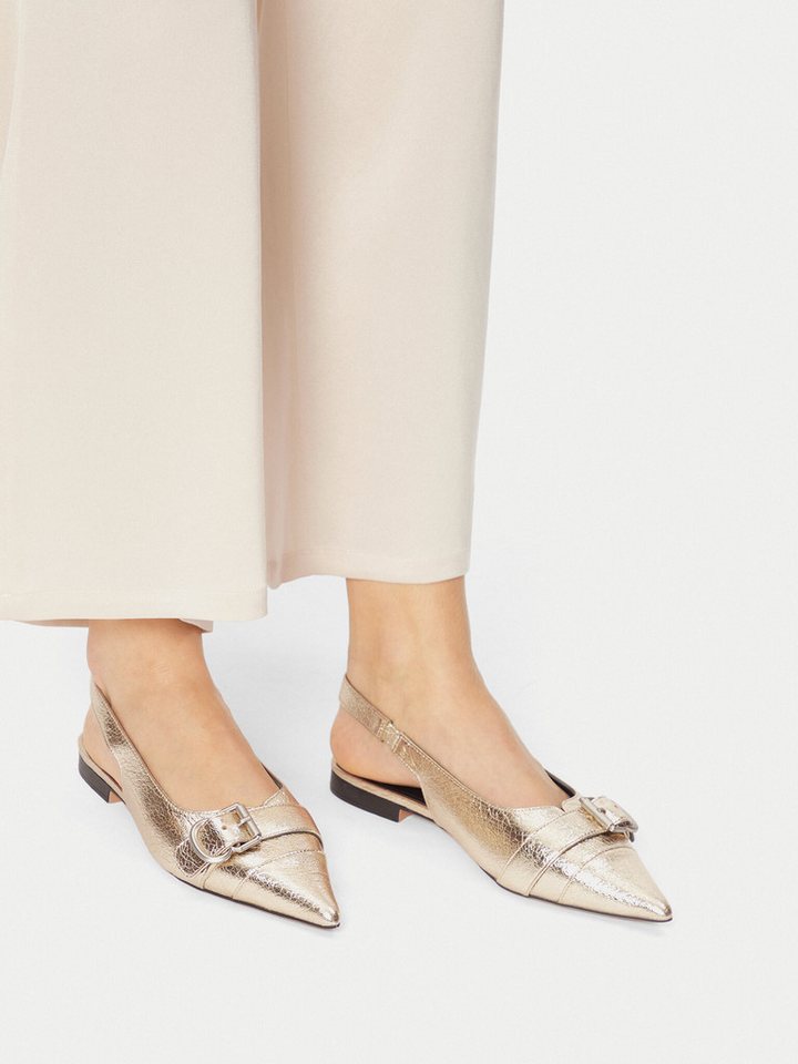 Badura Damenballerinas Gold HIBISCUS-LT593-911 Ballerina