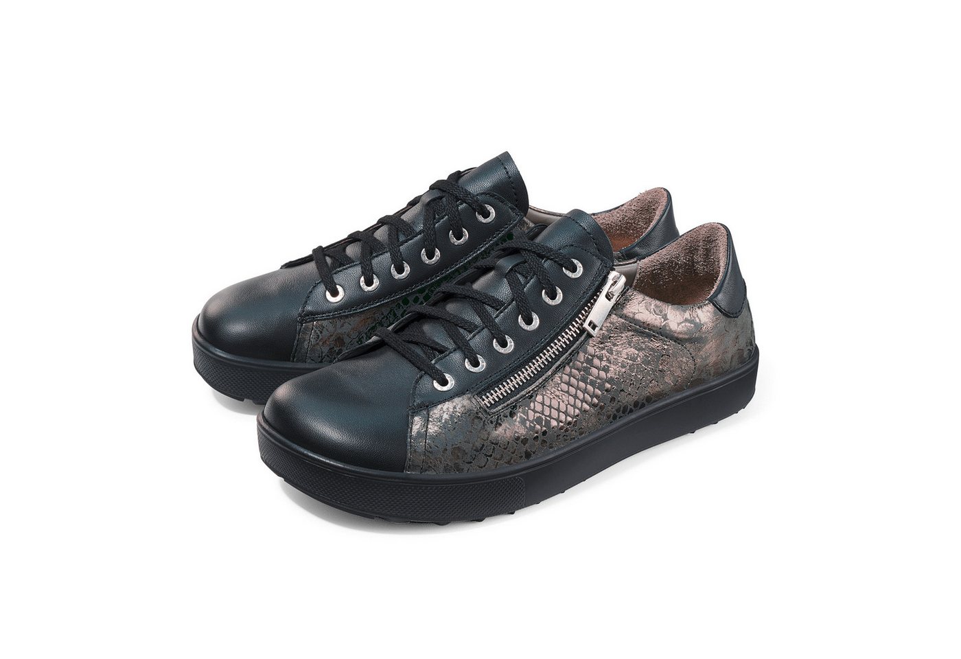 BÄR Margot Schnürschuh 100% Zehenfreiheit (schwarz)