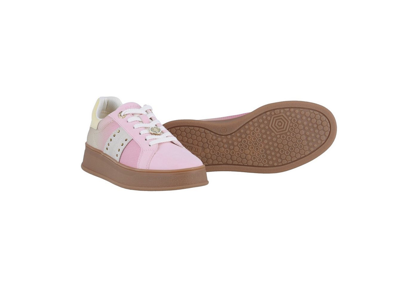 BAGATT D31-AVW02 rosa/gelb Damen Sneaker