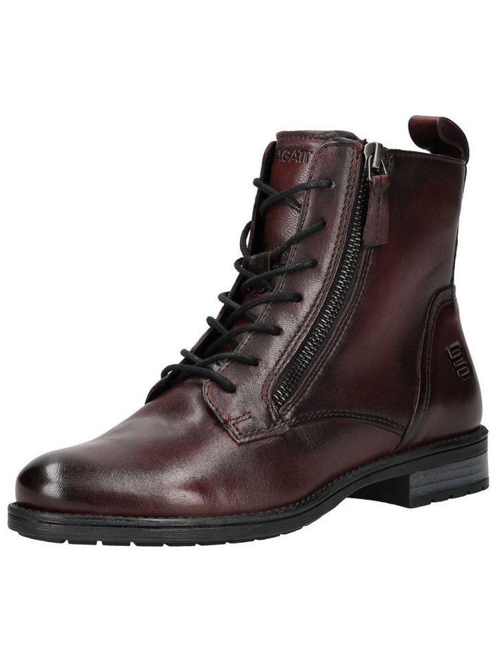 BAGATT Stiefelette Leder Schnürstiefelette (rot)