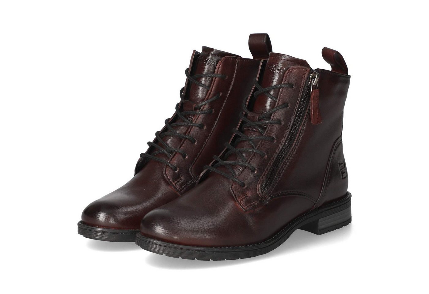BAGATT TT.Bagatt D11AFS3K4100-3500 Damen Glattleder bordeaux Schnürstiefel
