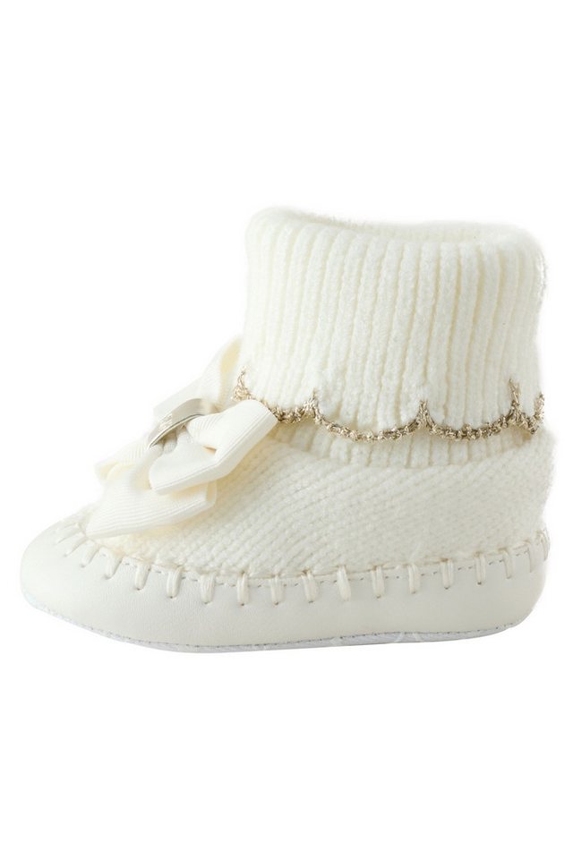 Baker by Ted Baker Baby Girl gestrickte Stiefelchen mit Schleife e Stiefel (1-tlg)