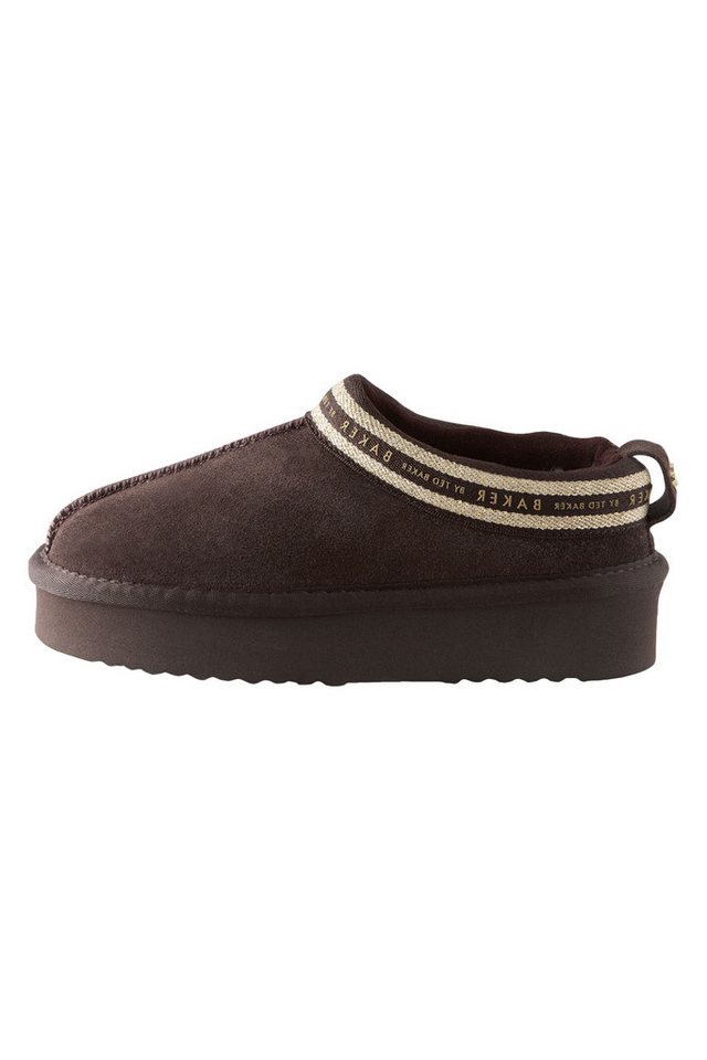 Baker by Ted Baker Clogs Pantoffeln für Mädchen Hausschuh (1-tlg) (braun)