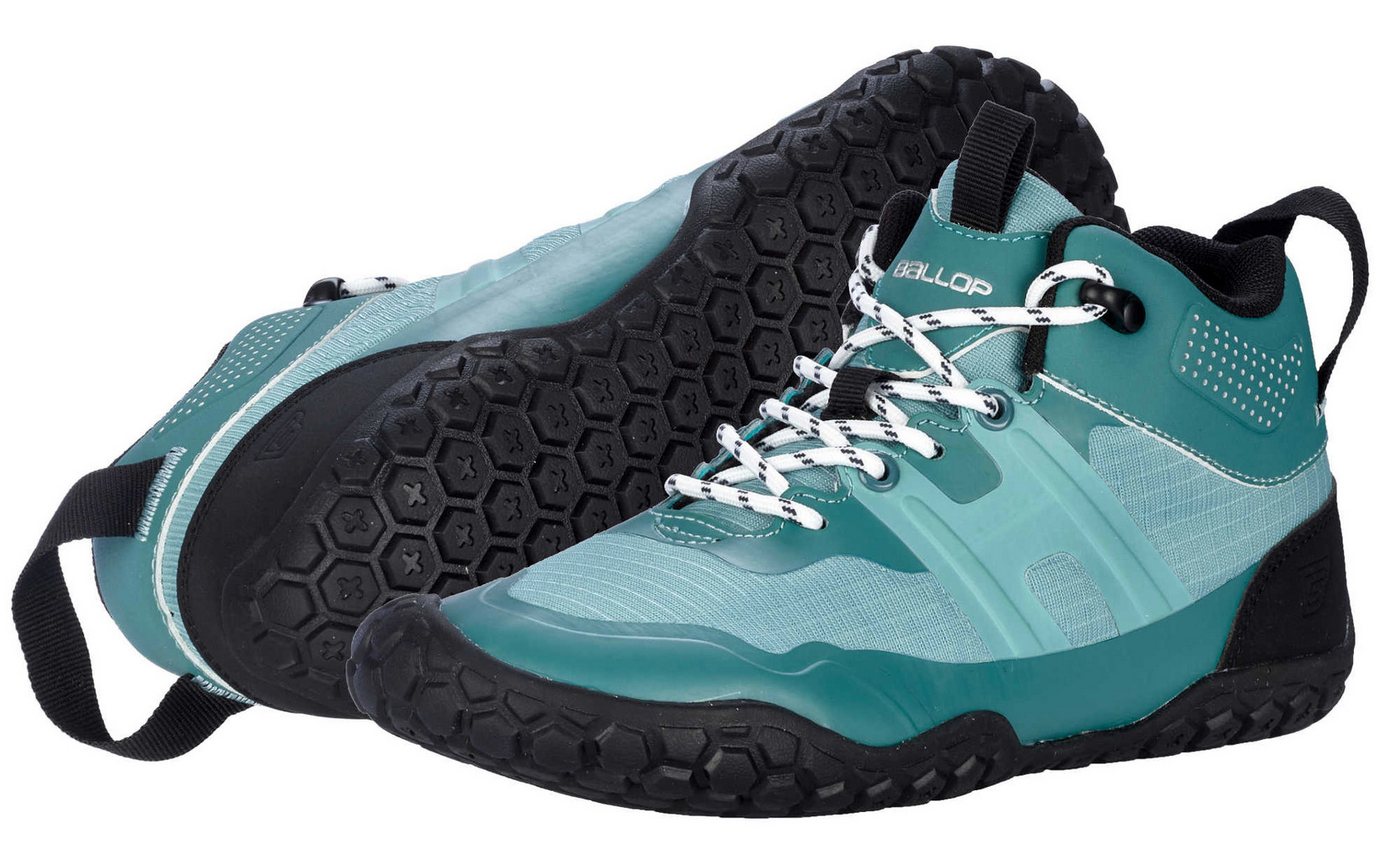 Ballop Sneaker Barefoot Kuluba blaugrün Barfußschuh