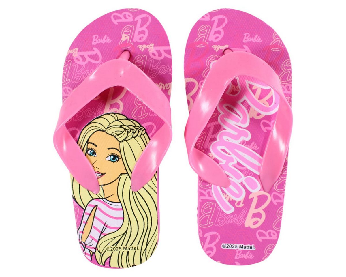 Barbie Kinder Mädchen FlipFlops Sandalen Pink & Rosa Gr. 25 bis 32 Zehentrenner
