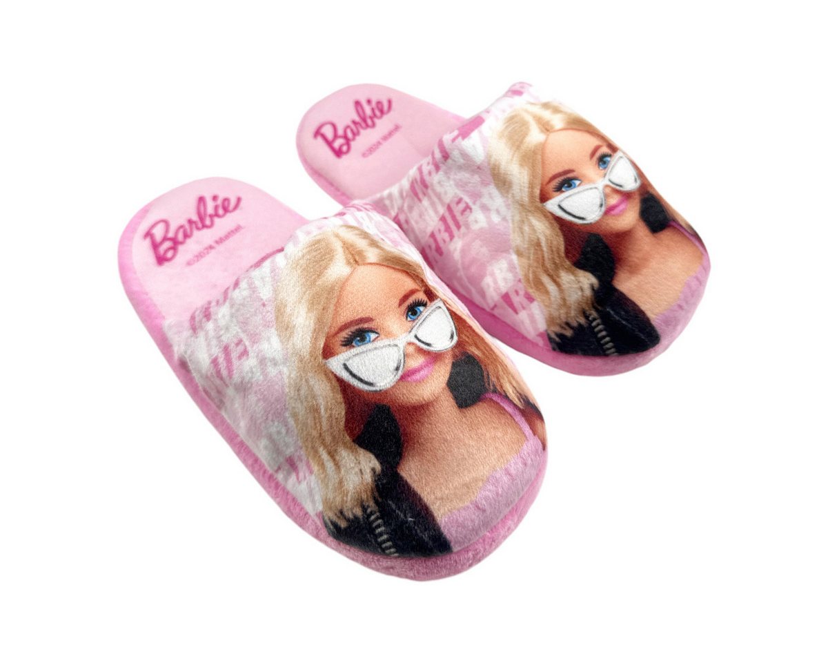 Barbie Mädchen Kinder Hausschuhe Slipper Pantoffeln Pantoffel Gr. 28 bis 34