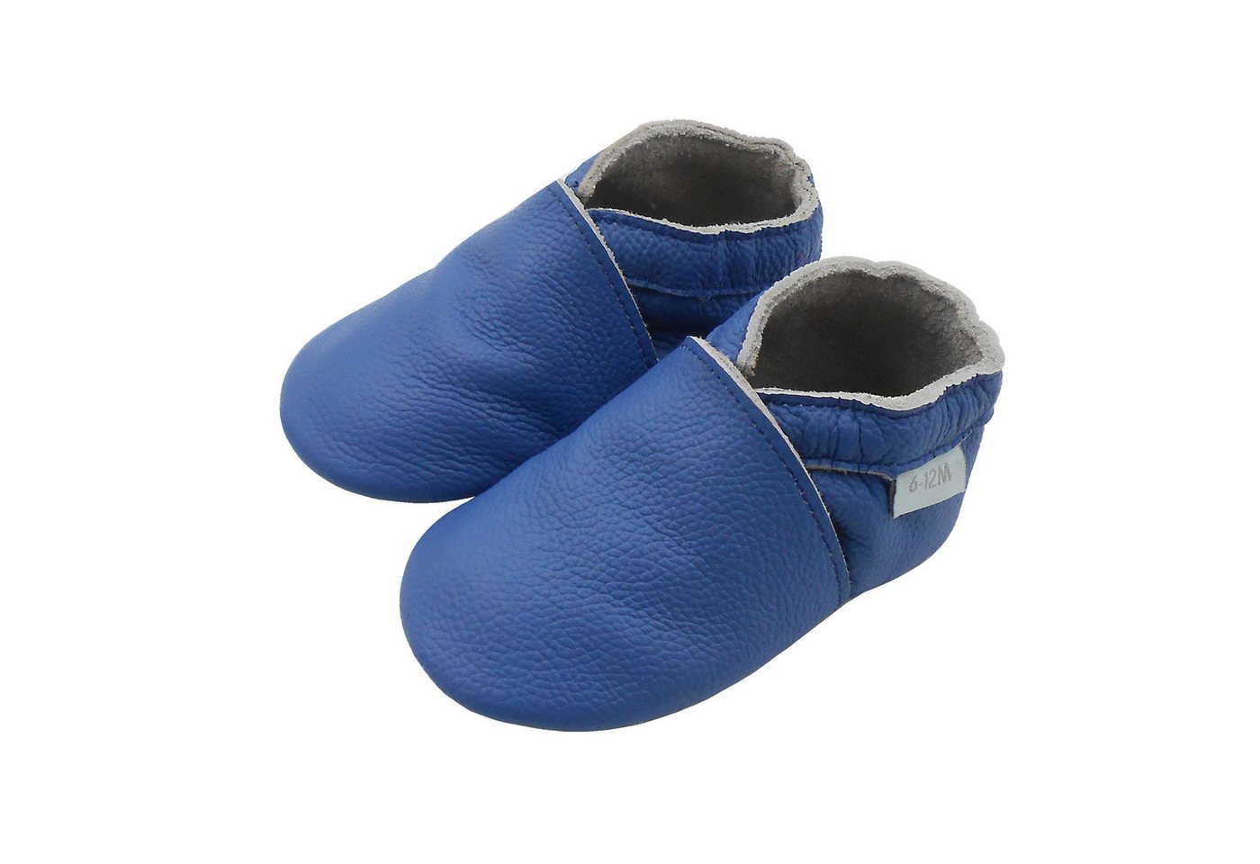 Basrakids Einfarbig Krabbelschuhe Lauflernschuhe Hausschuh Lederpuschen Hausschuh Rutschfest