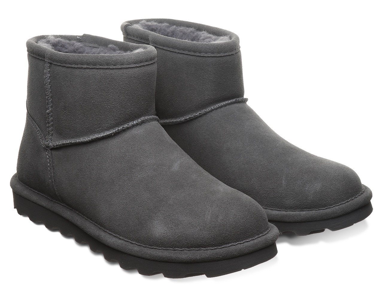 Bearpaw Alyssa Winterboots Schlupfstiefel mit wasserabweisender NeverWet® Imprägnierung (grau)