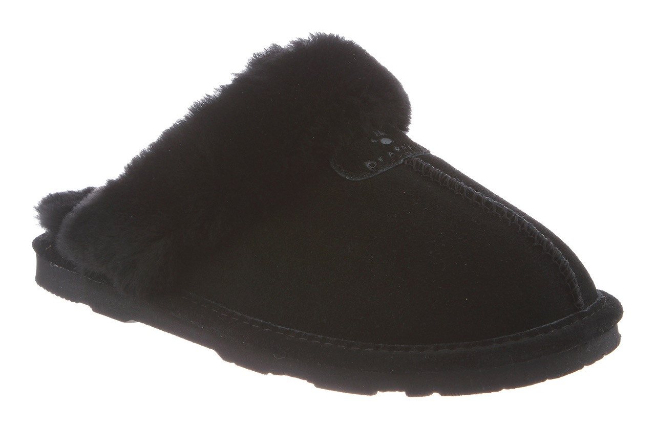 Bearpaw Hausschuh Home Slipper, Pantoffel mit Warmfutter (schwarz)