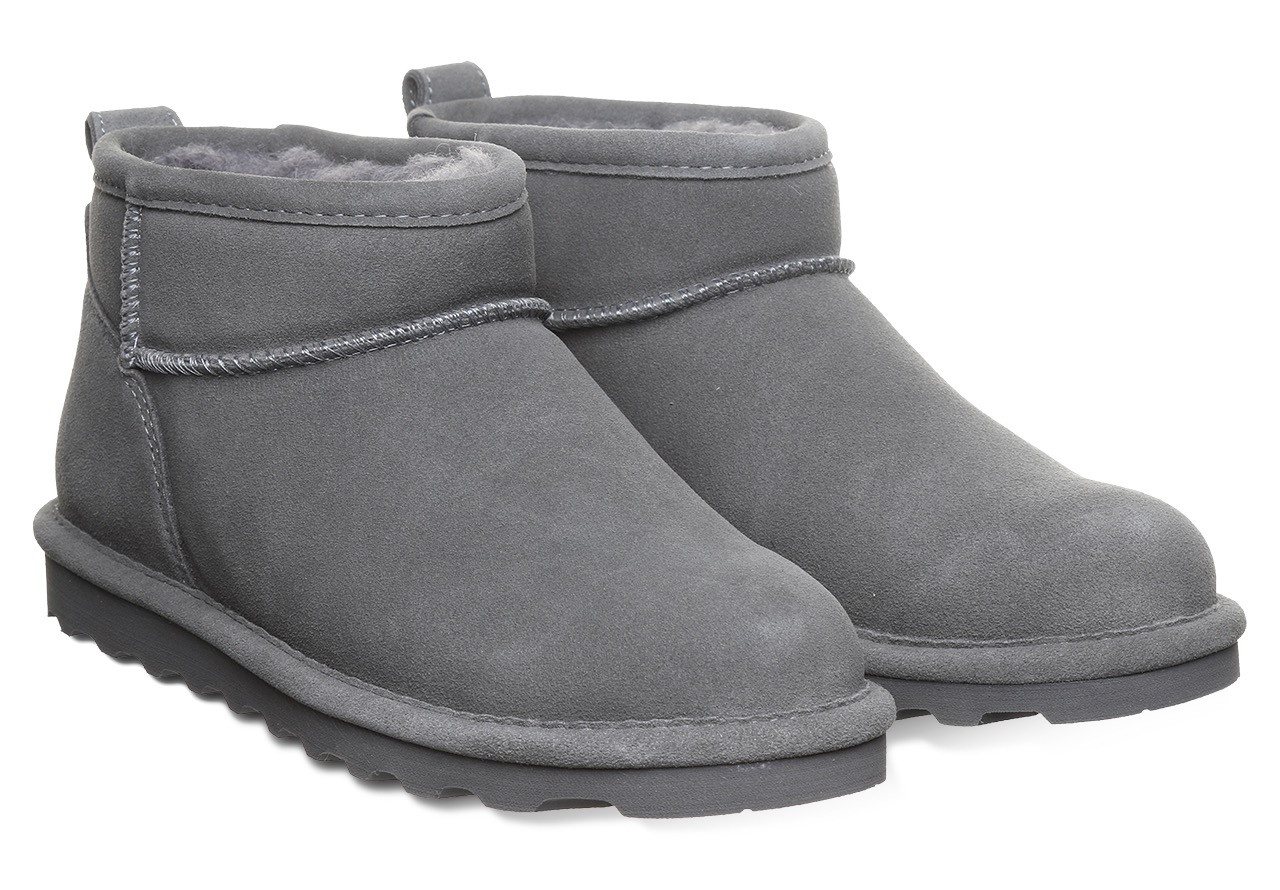 Bearpaw SHORTY Winterboots Winterstiefel, Schlupfstiefel mit herausnehmbarer Innensohle (grau)