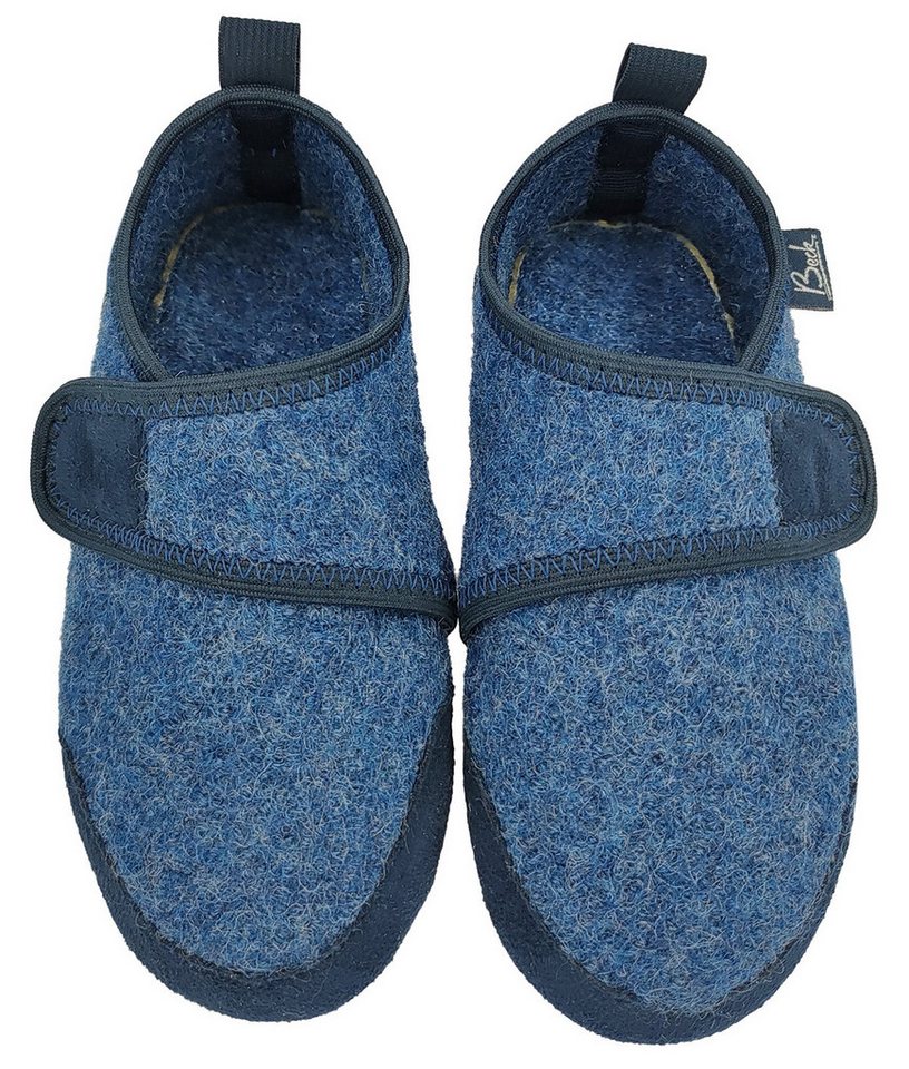 Beck -BUDDIES cosy - aus Schurwolle mit atmungsaktiver Sohle Hausschuh