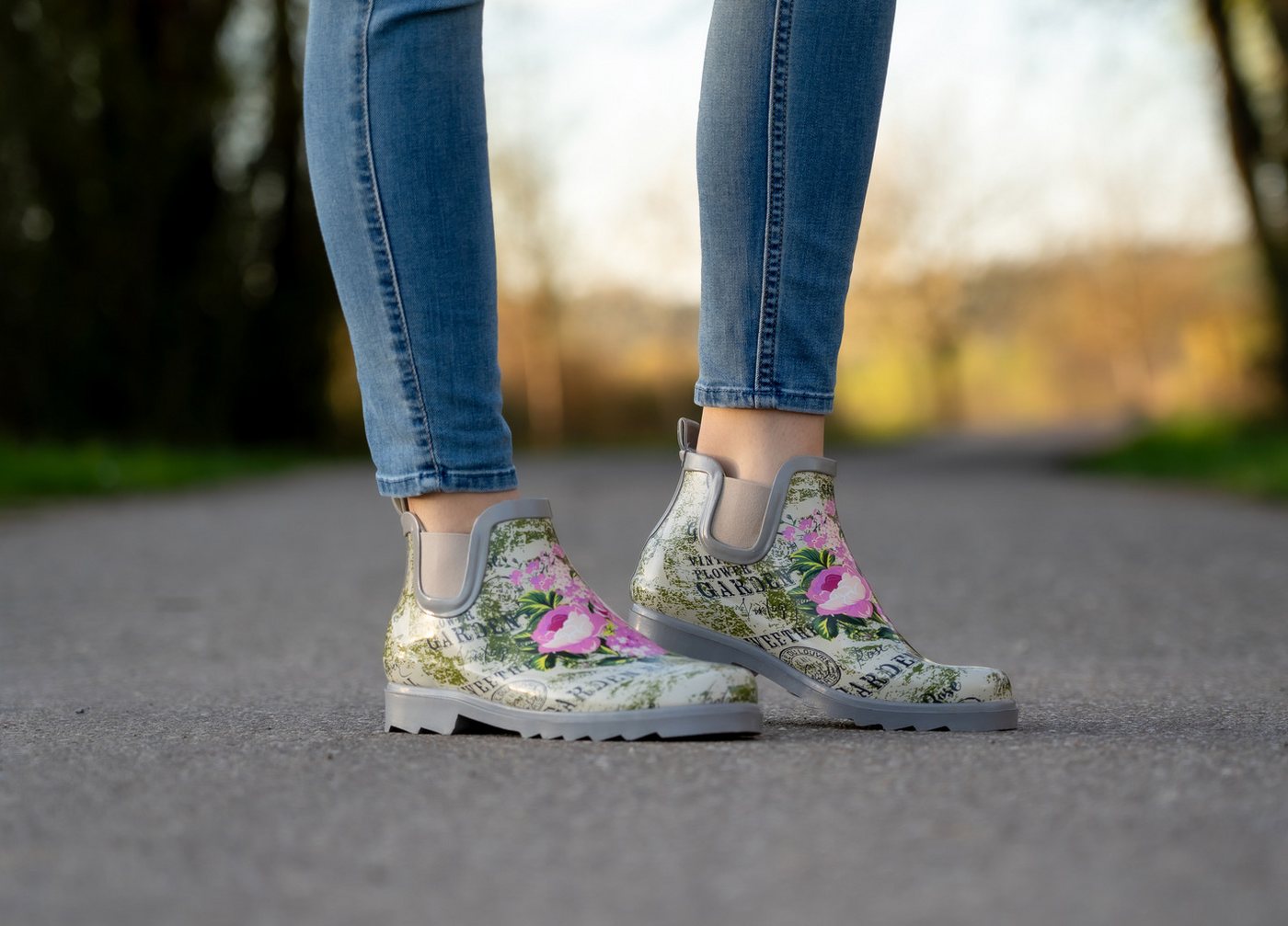 Beck Damen Chelsea Gummistiefel Landlust Gummistiefel wasserdicht und modisch