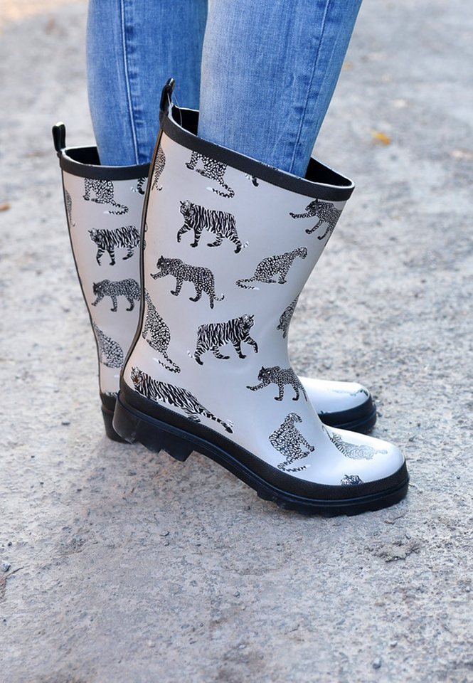 Beck Damen Gummistiefel Raubkatzen Gummistiefel