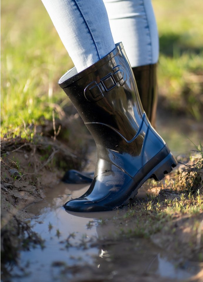 Beck Damen Regenstiefel Fashion Gummistiefel (sehr bequem) perfekt für Festivals