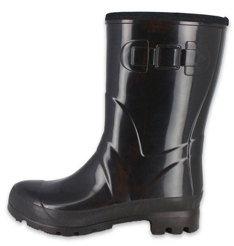 Beck Damen Regenstiefel Fashion mit Warmfutter Gummistiefel (mit kuscheligem Fellimitat, für warme Füße bei Nässe und Kälte) topmodisch, wasserdicht, für jedes Alter