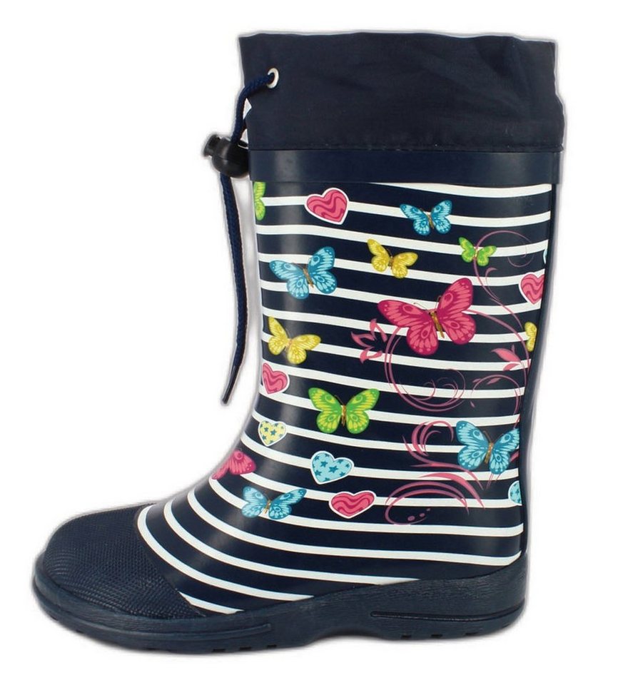 Beck Gummistiefel Fantasy Gummistiefel (wasserdichter, schmaler Stiefel, für trockene Füße bei Regenwetter) Naturkautschuk