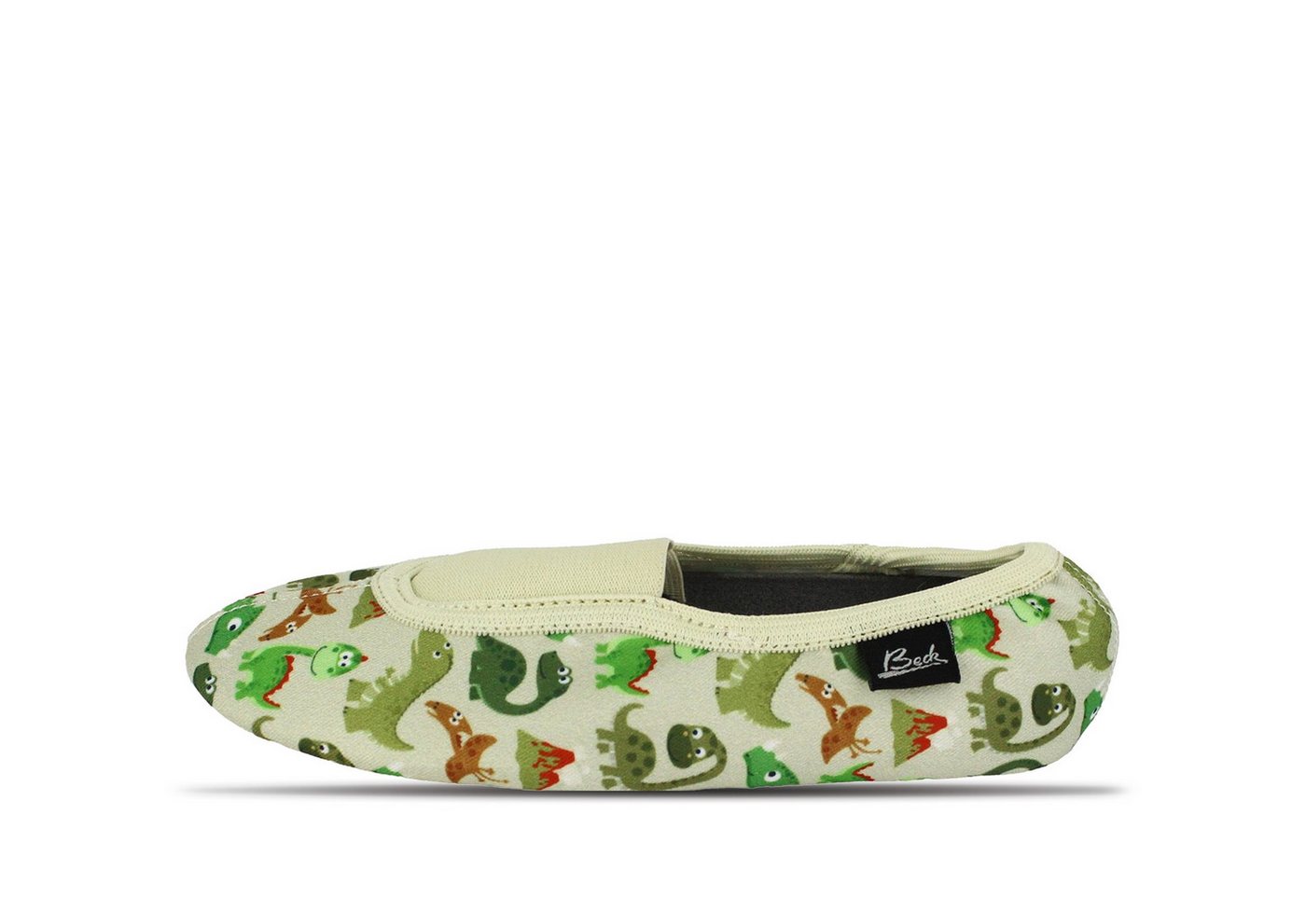 Beck Gymnastikschuh, grün Hausschuh