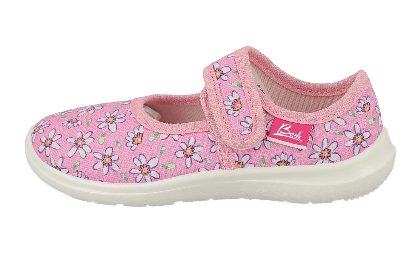 Beck Hausschuh Flower Power Hausschuh