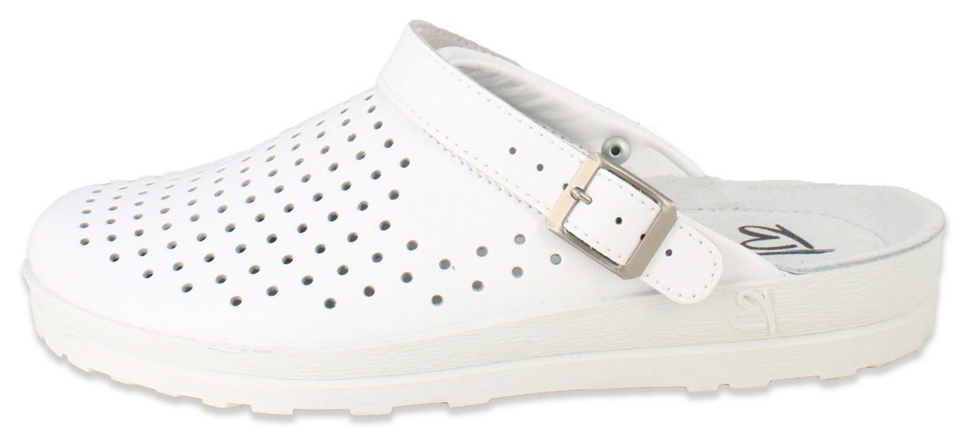 Beck Herren-Clogs Theo mit Fersenriemen Hausschuh (hochwertiges Fußbett) Mit Luftlöchern