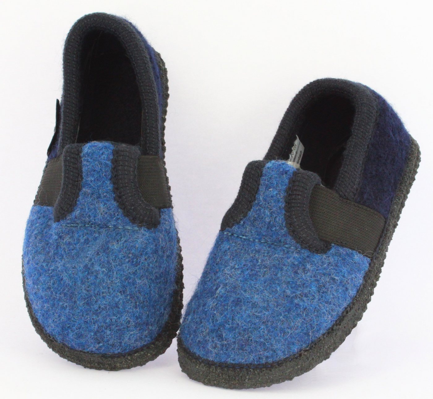 Beck Hüttenschuh Bobby Hüttenschuhe (aus Österreich, reine Schurwolle, warme Füße für Kita, Schule und Zuhause) rutschfeste Sohle