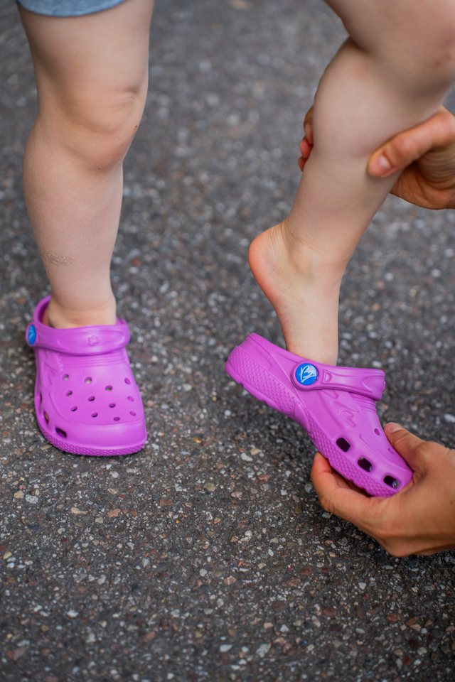 Beck Kinder Clogs Badeschuh (lila)