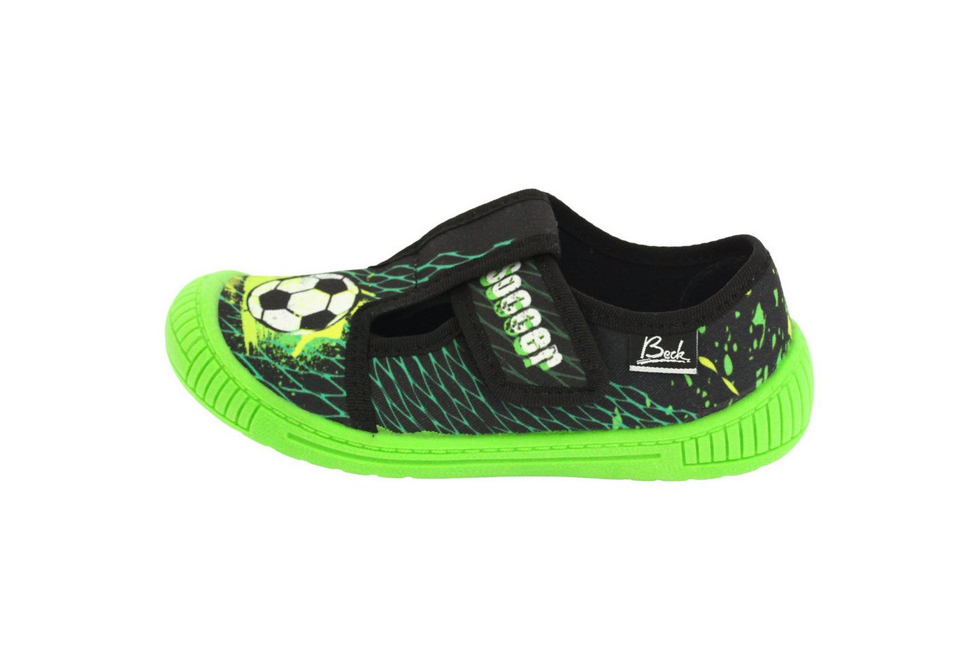Beck Kinder / Jungen Hausschuh Dribbler 3091 schwarz Hausschuh