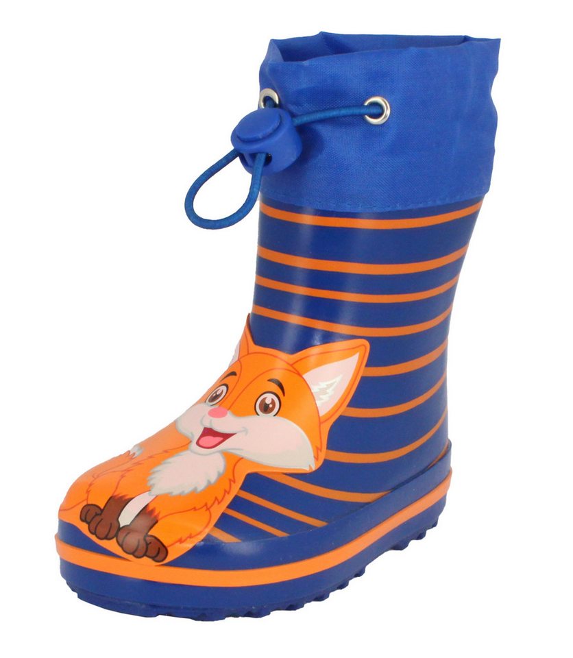 Beck Kleinkinder Gummistiefel  Fox mit Warmfutter Gummistiefel