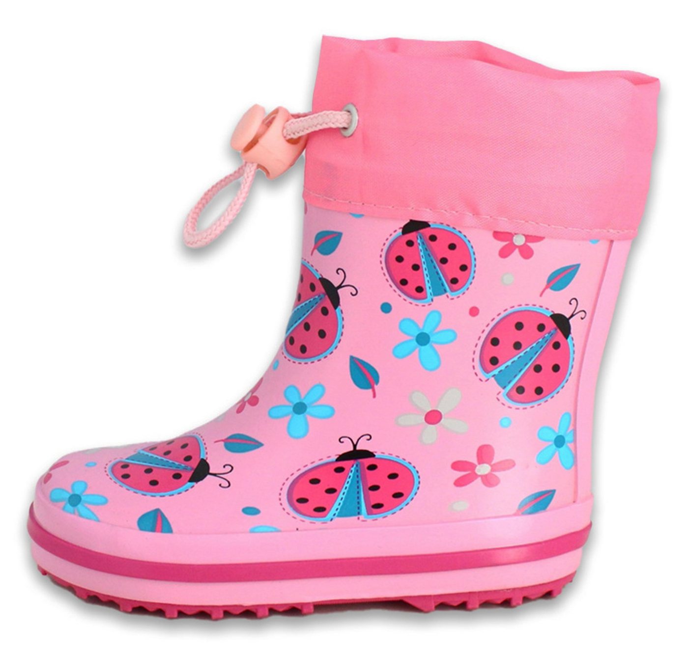 Beck Kleinkinder Gummistiefel Glückskäfer Gummistiefel flexible Laufsohle