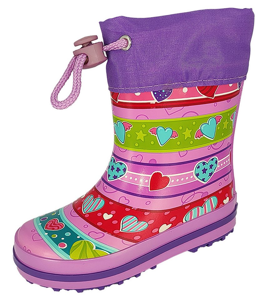 Beck Kleinkinder Gummistiefel Joy Gummistiefel sehr flexible Laufsohle - aus Naturkautschuk